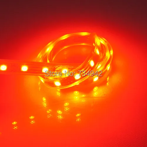 Waterproof-IP67 1 метр DC 12 V SMD5050 гибкий светодиодный ленты 60 s на белый красный зеленый