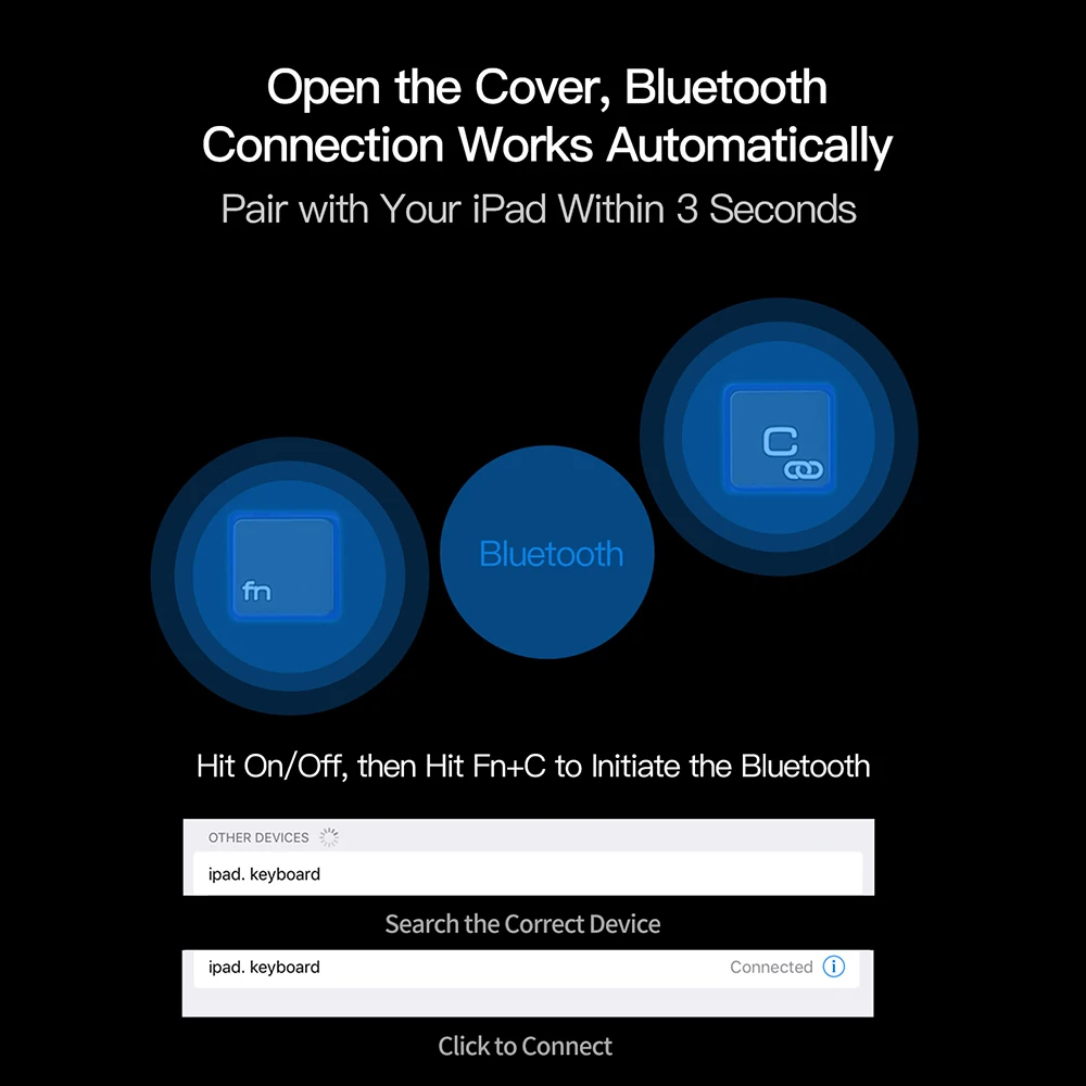 Чехол для беспроводной клавиатуры DUX DUCIS iPad Mini 5 2019 умный складной чехол планшета с