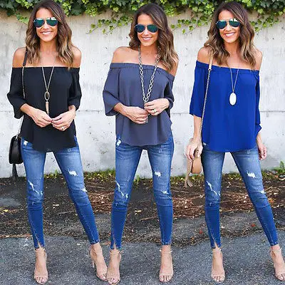 Женские рубашки Лето 2017 Повседневная Блузка Новые поступления женский топ с