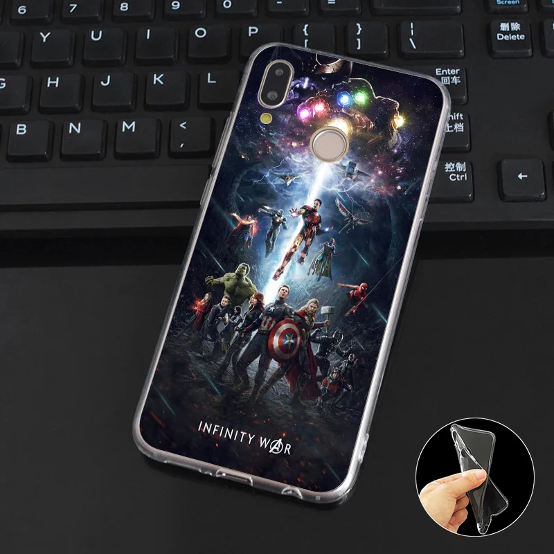 DREAMFOX M308 Америка Супергерой Мягкий ТПУ силиконовый чехол для huawei Honor 6A 6C 7X9 10 P20 P30 Lite