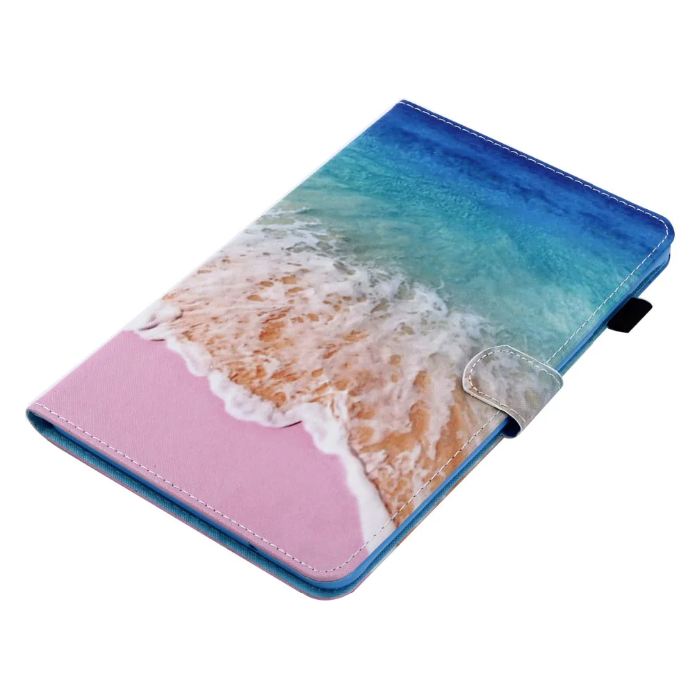 Тонкий мягкий чехол из ТПУ + ПУ кожи с откидной крышкой для Samsung Galaxy Tab E 9 6 T560 T561 T565