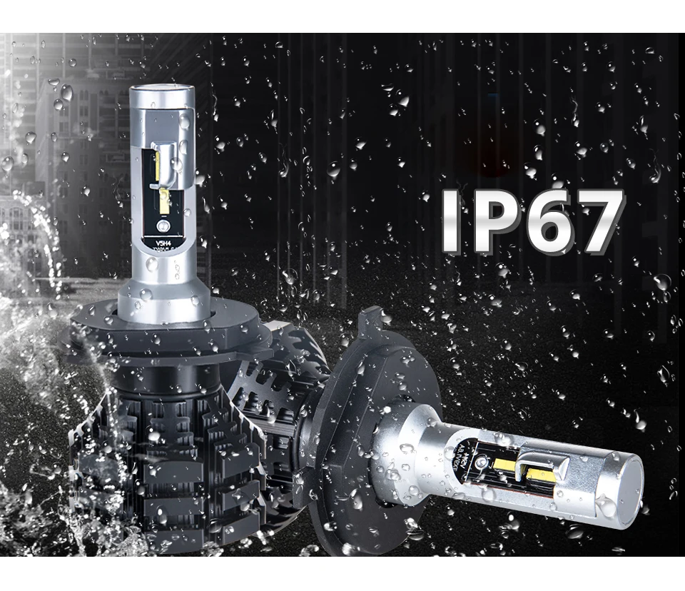 H7 H4 Светодиодные Автомобильные фары 12 V 50 W 10000LM H1 H11 H8 H9 светодиодных ламп для автомобилей 6500 K 8000 K 3200 K PSX24W HB3 HB4 1860 чипы автоматического включения света
