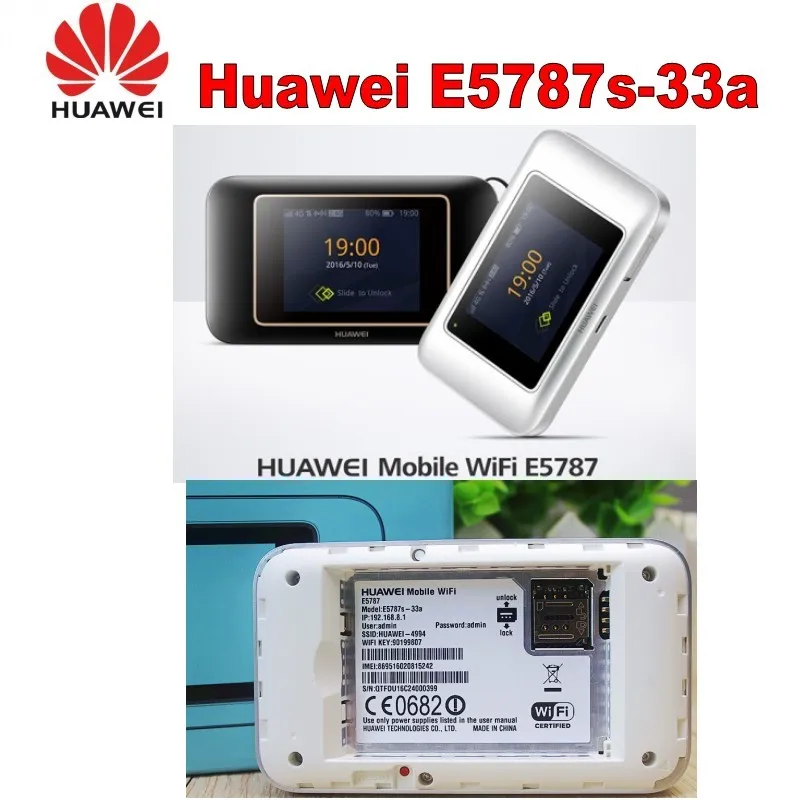 Разблокированная Мобильная точка доступа Wi Fi Huawei E5787 LTE Cat6 аккумулятор 3000 мАч