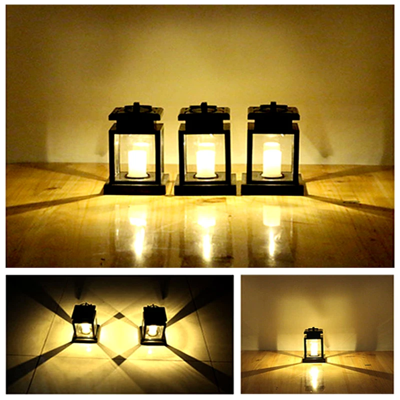 Светодиодный ная настенная лампа на солнечной батарее зонт фонарь свеча уличный