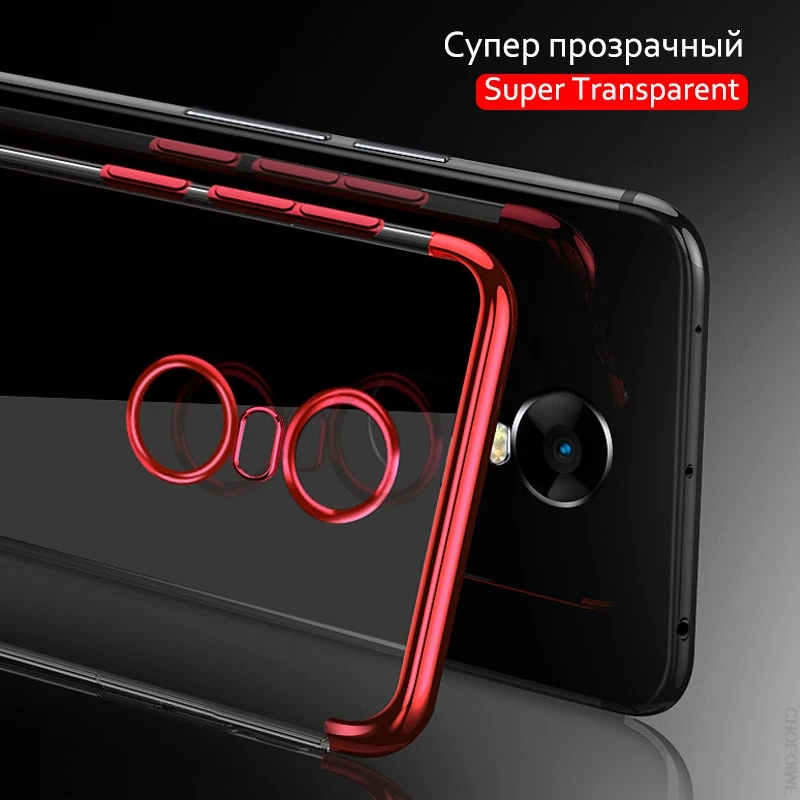 CHOEOIWE Cases for Xiaomi Redmi Note 4 Global Version Note4x Plating Soft Case Cover Silicone Clear Phone Back 4x |