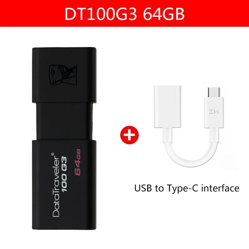 64GB-ZM-04 Kingston USB флеш-накопители 64 Гб USB 3,0 DT100G3 флэш-накопитель высокоскоростной Флэш накопитель 64 ГБ cle USB флеш-накопитель - Цвет: 64GB-ZM-04