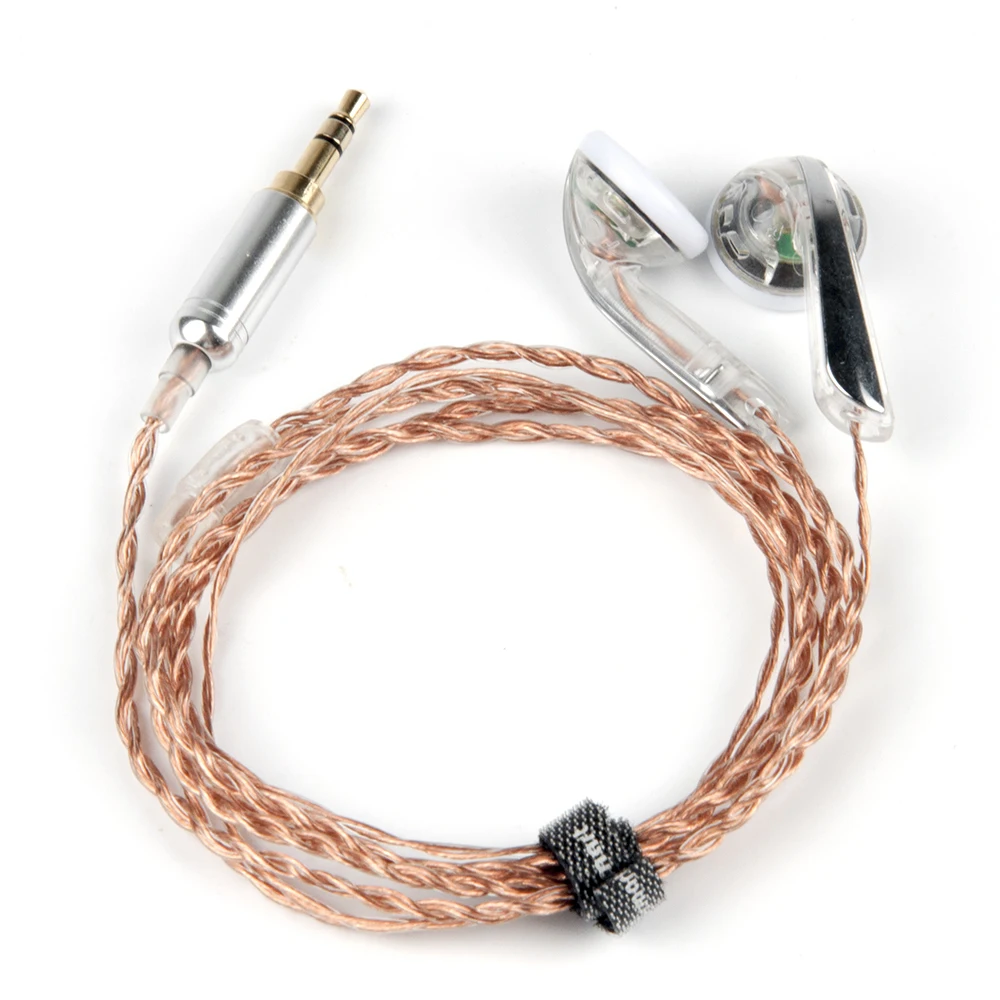 Wooeasy DIY MX760 графеновые вкладыши в ухо наушники гарнитура HIFI бас с посеребренным