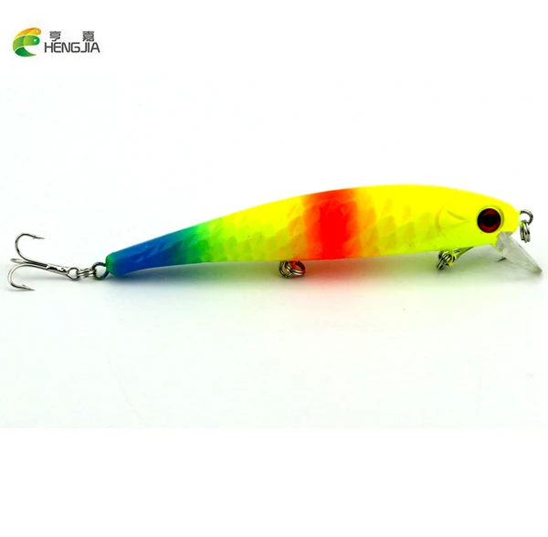 

HENGJIA 30Pcs Swimbait Crank bait Minnow Fishing Lure 12cm 14g Artificial 3D Fish Eye Minnow Lures Fake High Imitation Bent Bait