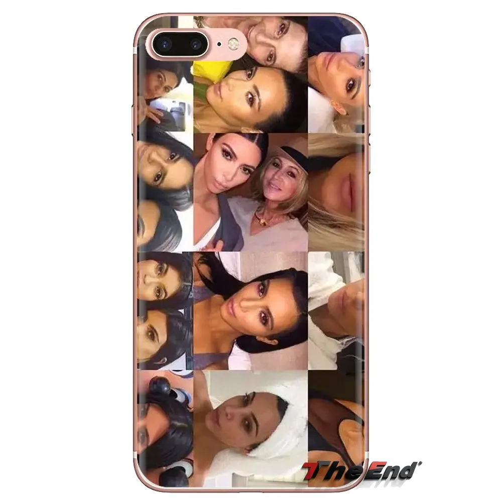 Kim Kardashian Crying Collage Transparent Soft Shell Covers For Samsung Galaxy A3 A5 A7 A9 A8 Star A6 Plus 2018 2015 2016 2017 |