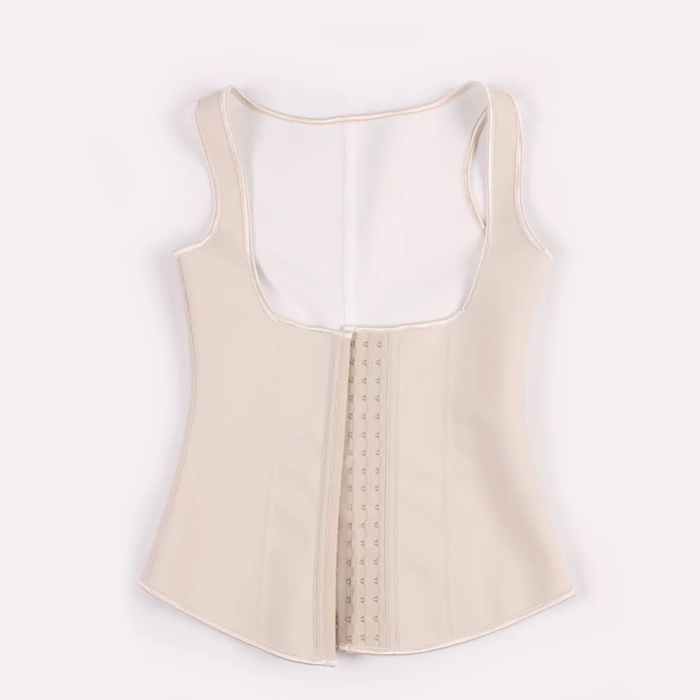 Утягивающий жилет YUMDO корсет для похудения с 9 стальными косточками корректор