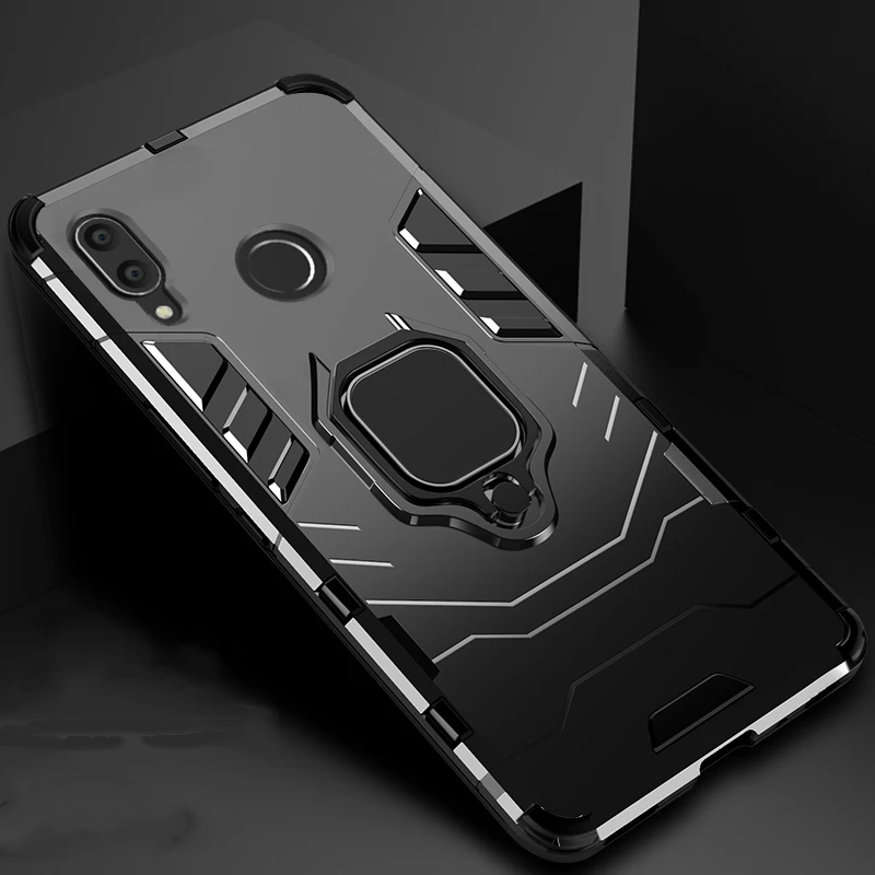 KEYSION For Samsung Galaxy M20 M30 Case Ring Holder Armor Soft Silicone Bumper Phone Finger shockproof Fundas | Мобильные телефоны