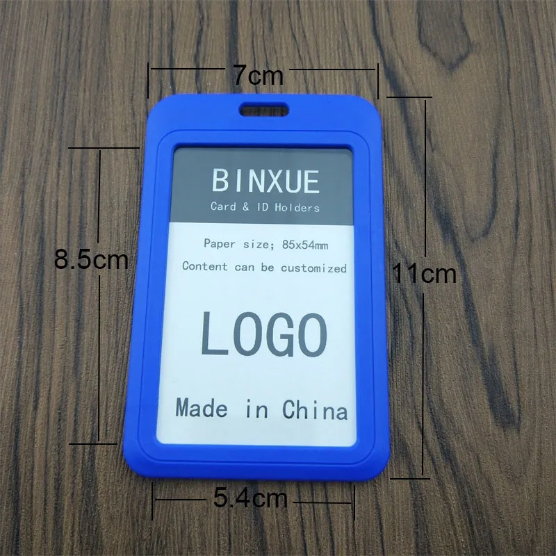 BINXUE Card package Employee's card Access control Pass check A variety of colors vertical holder id badge | Багаж и сумки