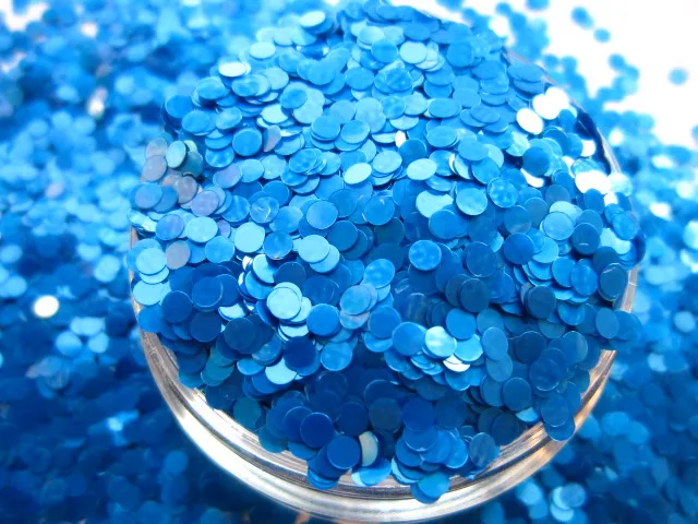 Блестки для дизайна ногтей 2 мм|dot dots|dots for naildot blue |