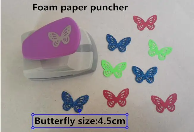 

2015 new Super Large Size Punch Craft Scrapbooking butterfly Puncher you can use 2mm foam paper puncher DIY children toys