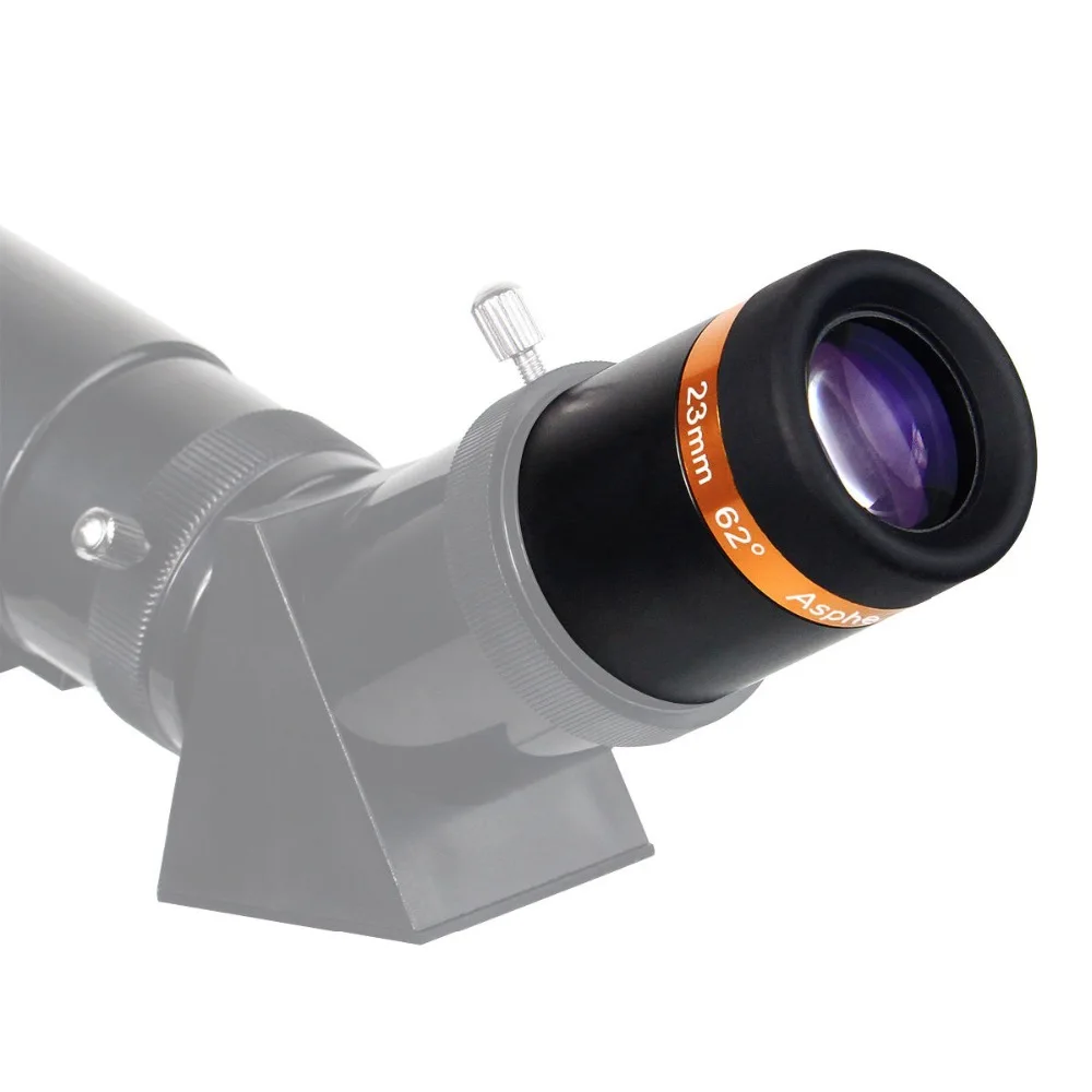 Телескоп Celestron 1 25 дюйма асферический окуляр 62 градуса 4/10/23 мм для телескопа 31 7
