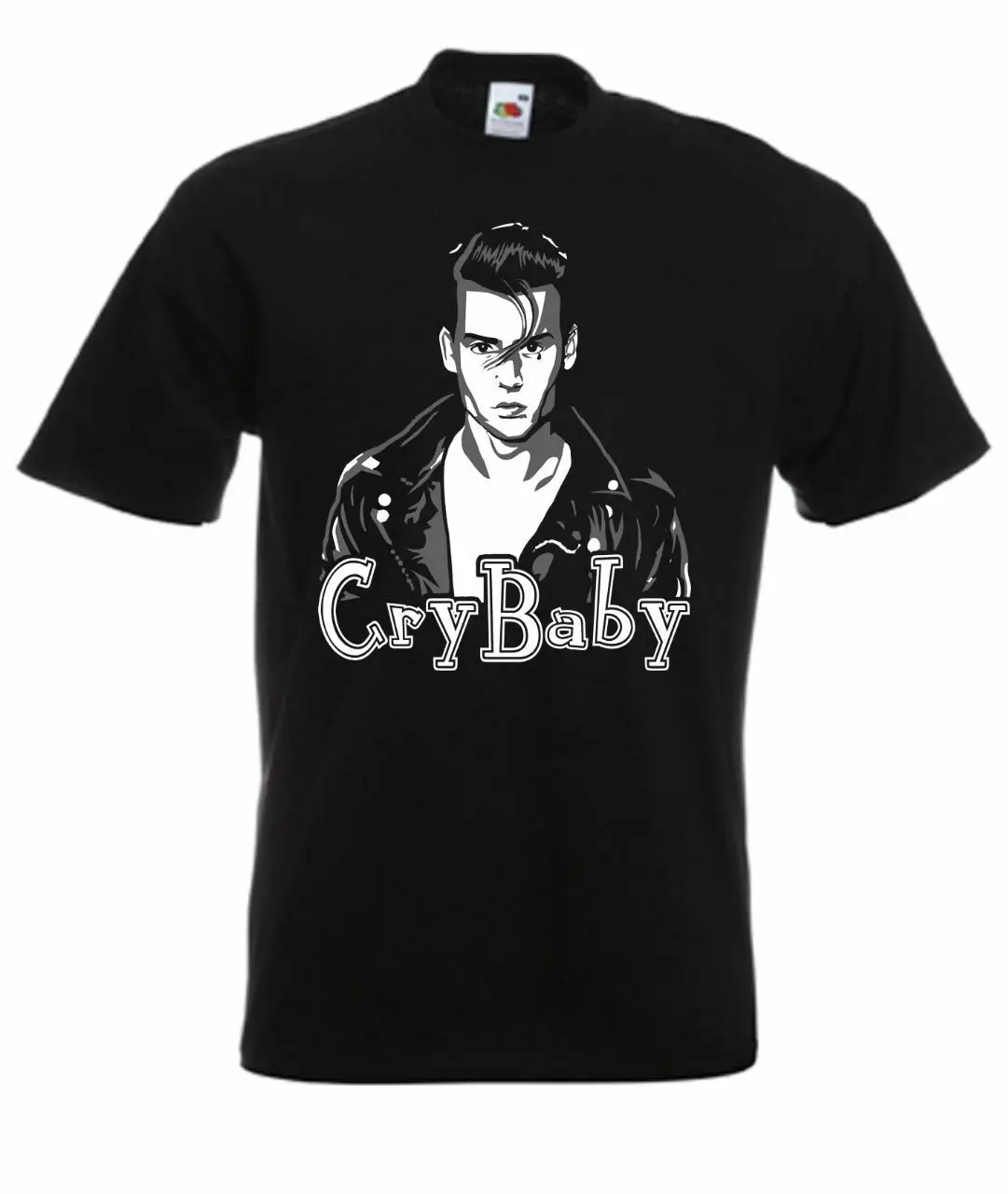 2019 крутая футболка в стиле ретро с надписью Cry Baby Jonny Depp John Waters капюшоном|Мужские