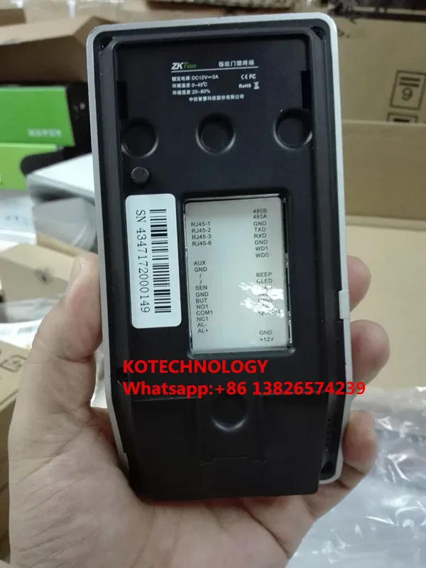 Новое поступление считыватель отпечатков пальцев с WIFI TCP/IP F22 zk система контроля