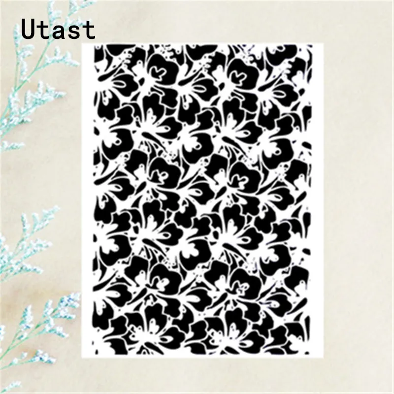 Цветочный фон прозрачные силиконовые штампы/прозрачный резиновый штамп для