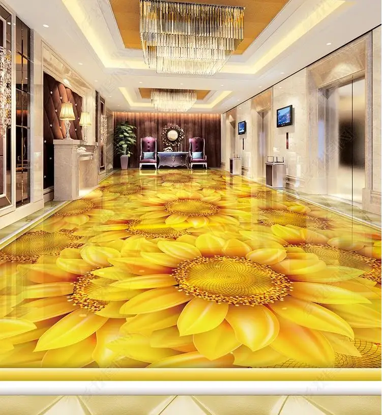 3d напольное покрытие для гостиной спальни ванной фотообои водонепроницаемый