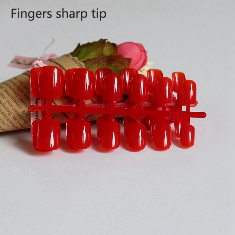 2020 24 шт короткий абзац новый милый конфетный Цвет Горячая покупка поддельные