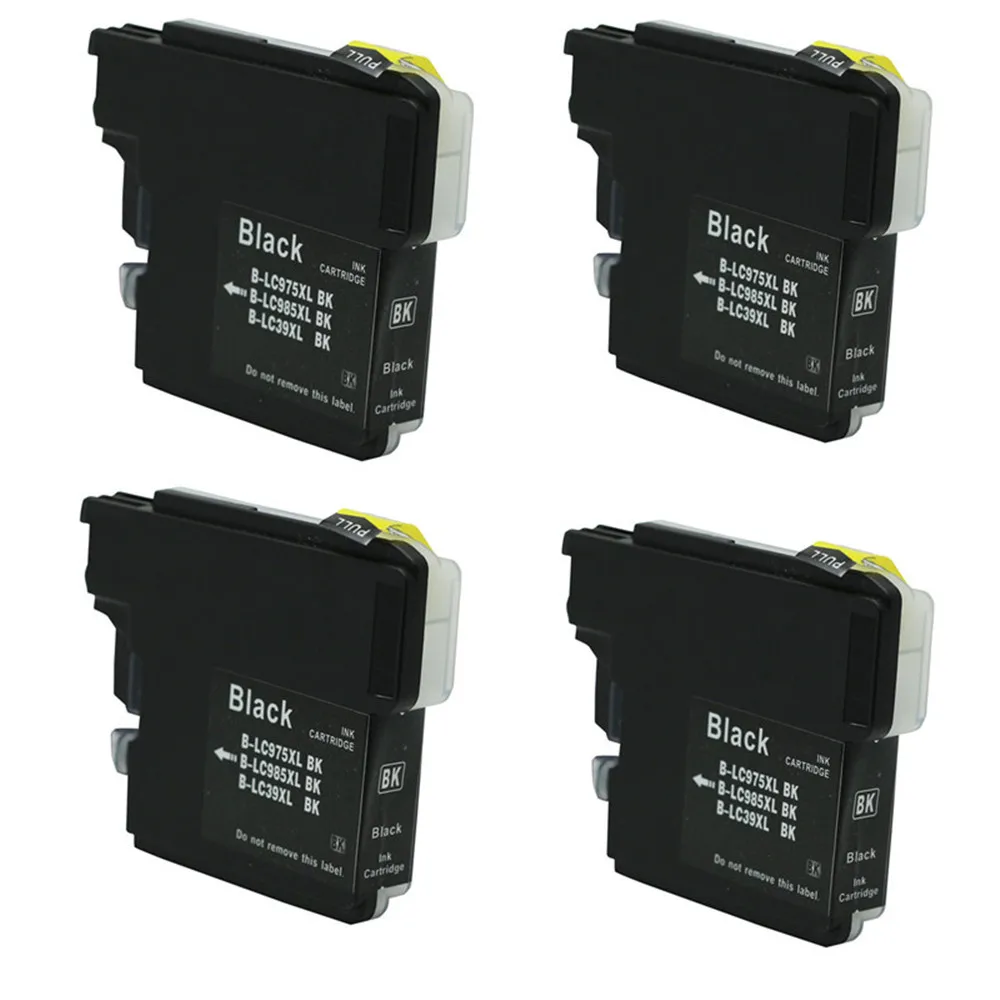 LC985 LC975 LC39 чернила картридж совместимый с DCP385C DCP-J125 DCP-J315W MFC-J415W MFC-J410 струйный принтер - Цвет: 4BK
