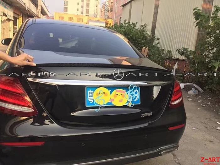 Z-ART задний спойлер из углеродного волокна для Mercedes Benz e class Sedan 2017-2018 E63 AMG W213 |