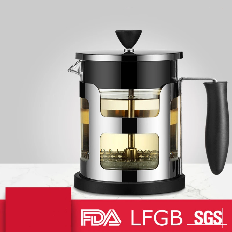 Лучший кофе французский пресс Кофеварка поршень большой емкости 6 чашек