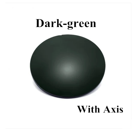 Green with AXIS Оптические поляризационные солнцезащитные очки, линзы по рецепту, близорукость, цветные солнцезащитные очки, линзы для оптических очков, оправа для очков - Цвет линз: Green with AXIS