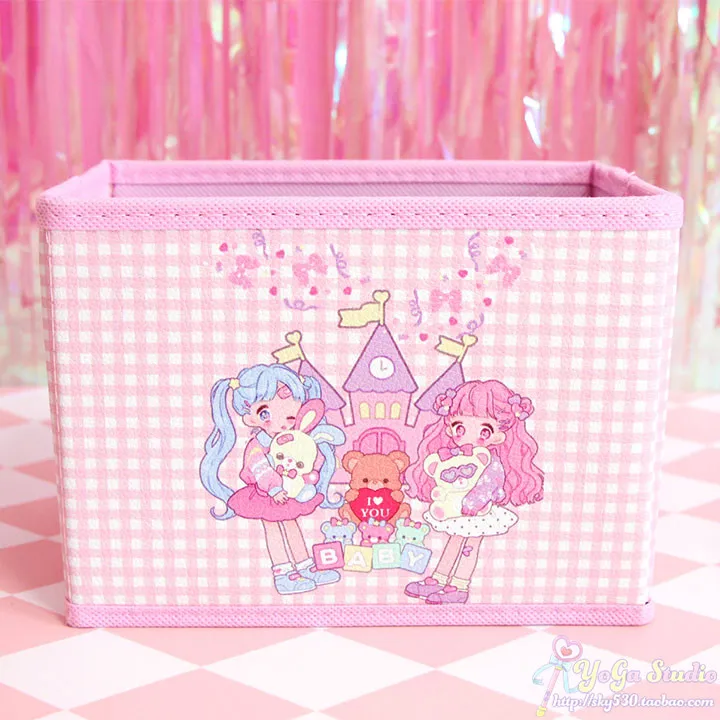Мультяшная милая My Melody Cardcaptor Sakura Сейлор Мун Косметические Сумки для девушек косметички игрушки складной ящик для хранения сумка органайзер