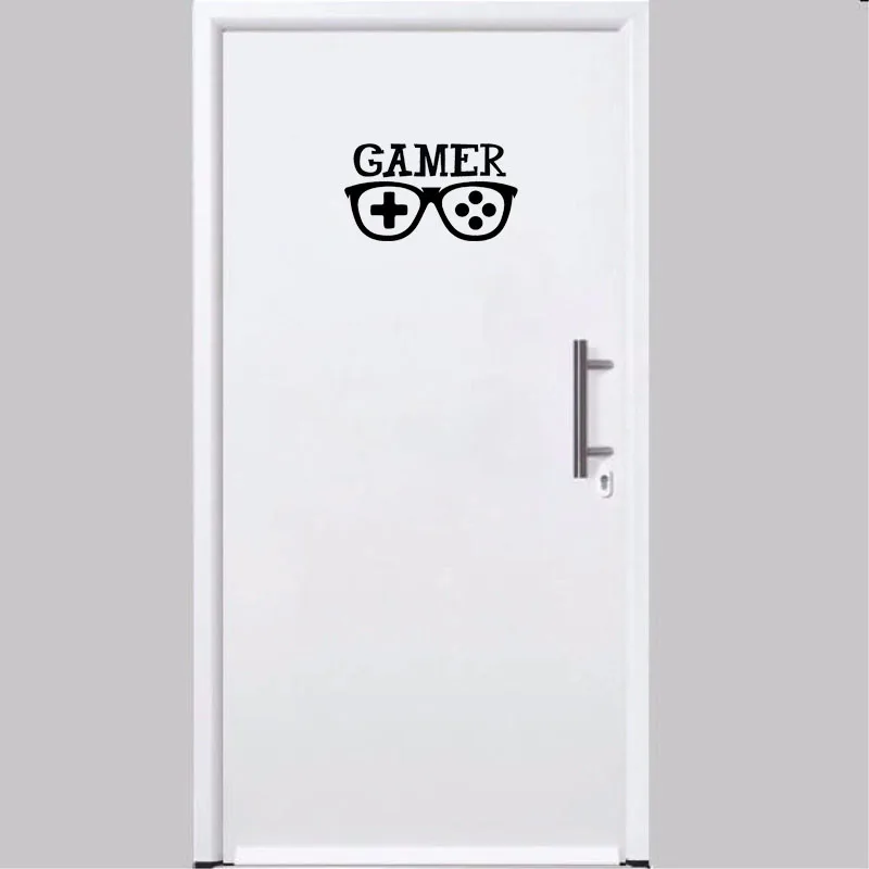 YOJA 25*14 1 см наклейка на стену для геймера очки Управление детской комнаты наклейки