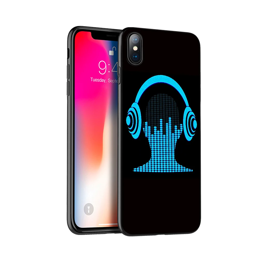 17137 Черный чехол ТПУ для iphone 5 5s se 6 6s 7 8 plus x 10 чехол силиконовый чехол для iphone XR XS MAX чехол ddj dj music - Цвет: 17137