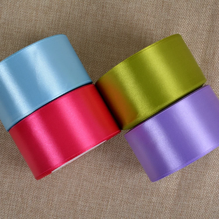 Шелковая сатиновая лента для рукоделия 2 дюйма 5 см ткань украшения