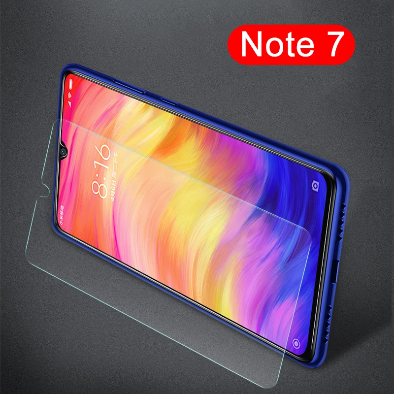 Закаленное стекло для Xiaomi Redmin note 7 pro 6 go Защитная пленка экрана xiaomi 9 mi 8 lite ksiomi 7pro 6pro