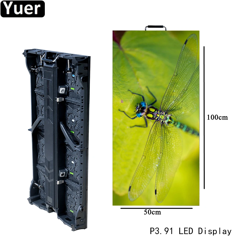 

New HD Indoor LED Displays P3.91 LED Video Wall 50X100CM 128X128 Screen Resolution DJ Disco Stage LED Display Video Module