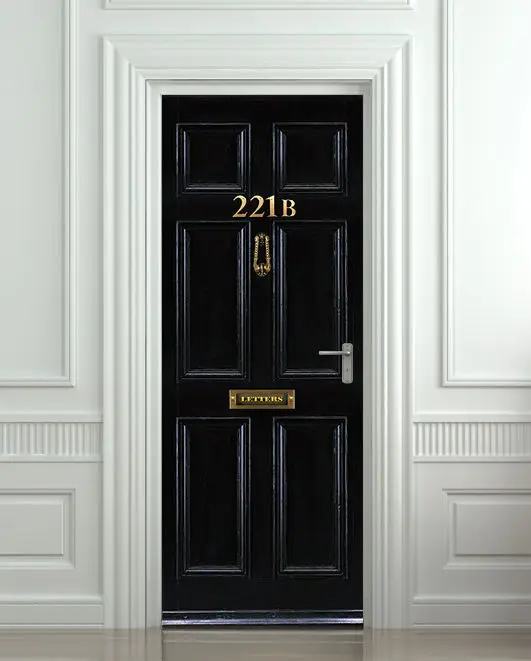 DIY 3D Настенная Наклейка спальня домашний Декор постер дом Лондон дверь