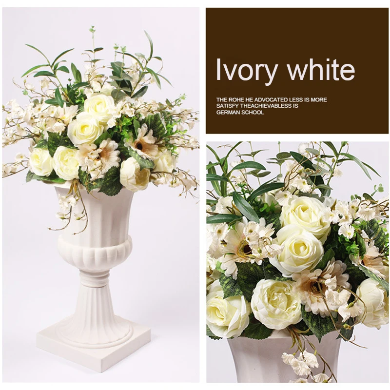 Искусственная искусственная фотография 38 см дорожная схема свинцовые цветы для