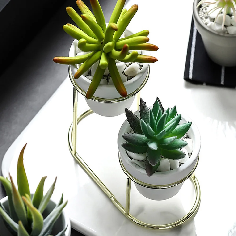 Скандинавские железные керамические Соединенные художественные вазы простая