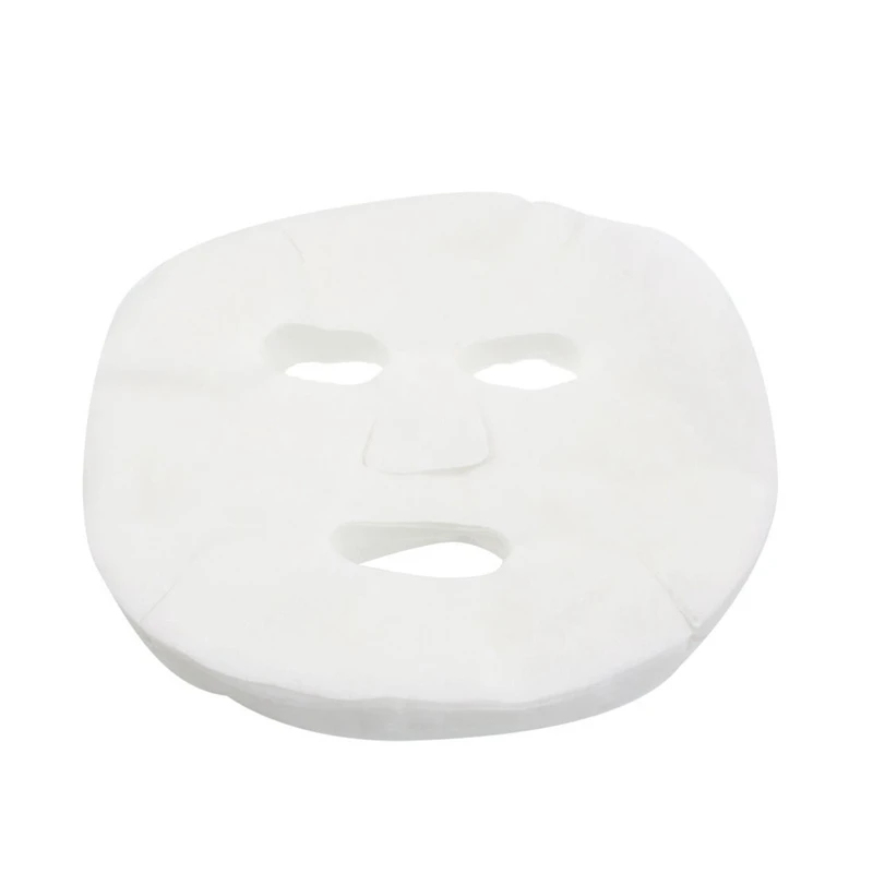 

SODIAL(R) 50 Pcs White Cosmetic Enlarged Cotton Facial Mask Sheet for Ladies