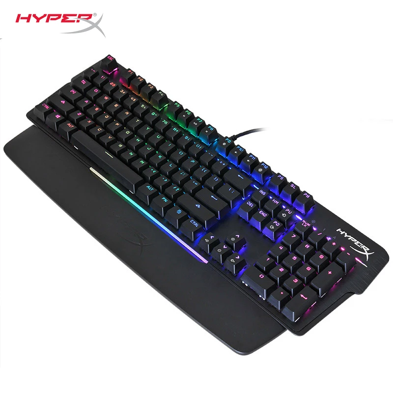 KINGSTON HyperX Mars механическая клавиатура RGB Gaming Keyboard Pulsefire FPS профессиональный игровой
