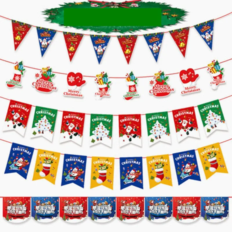 Pull Flags Here The Wedding Party Decoration Swallow Linen Pennant 1pcs christmas decoration 3m | Дом и сад