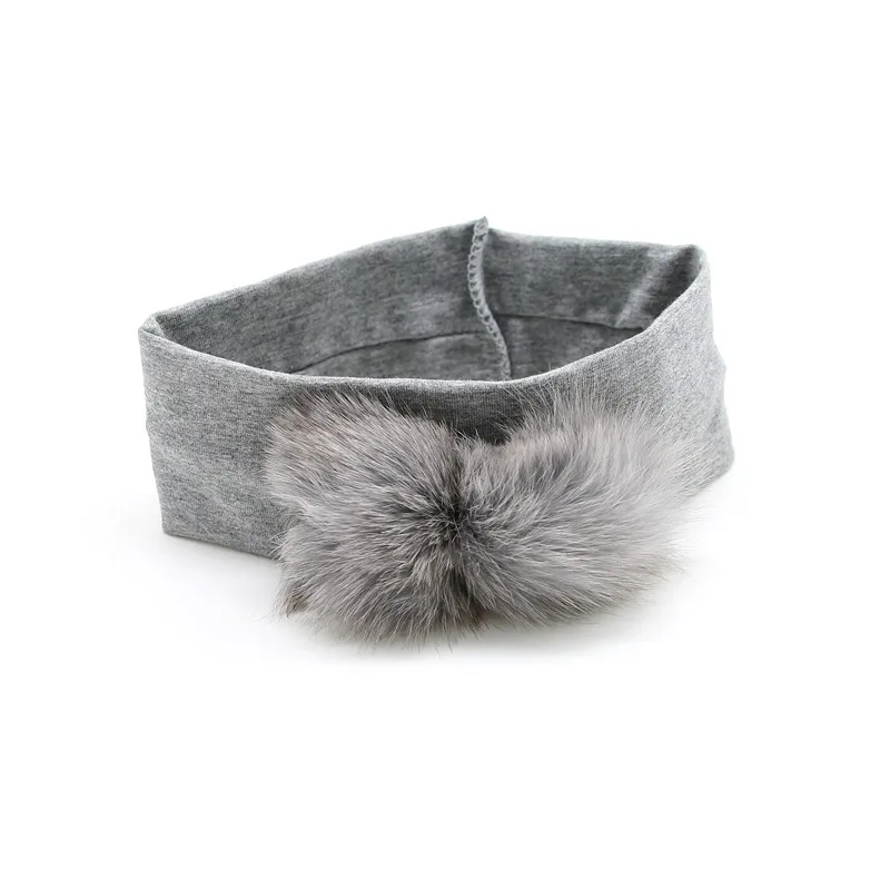 

2023 NEW WINTER STYLE fashion COTTON sweat band with fox for newborn and girls fashion hairband