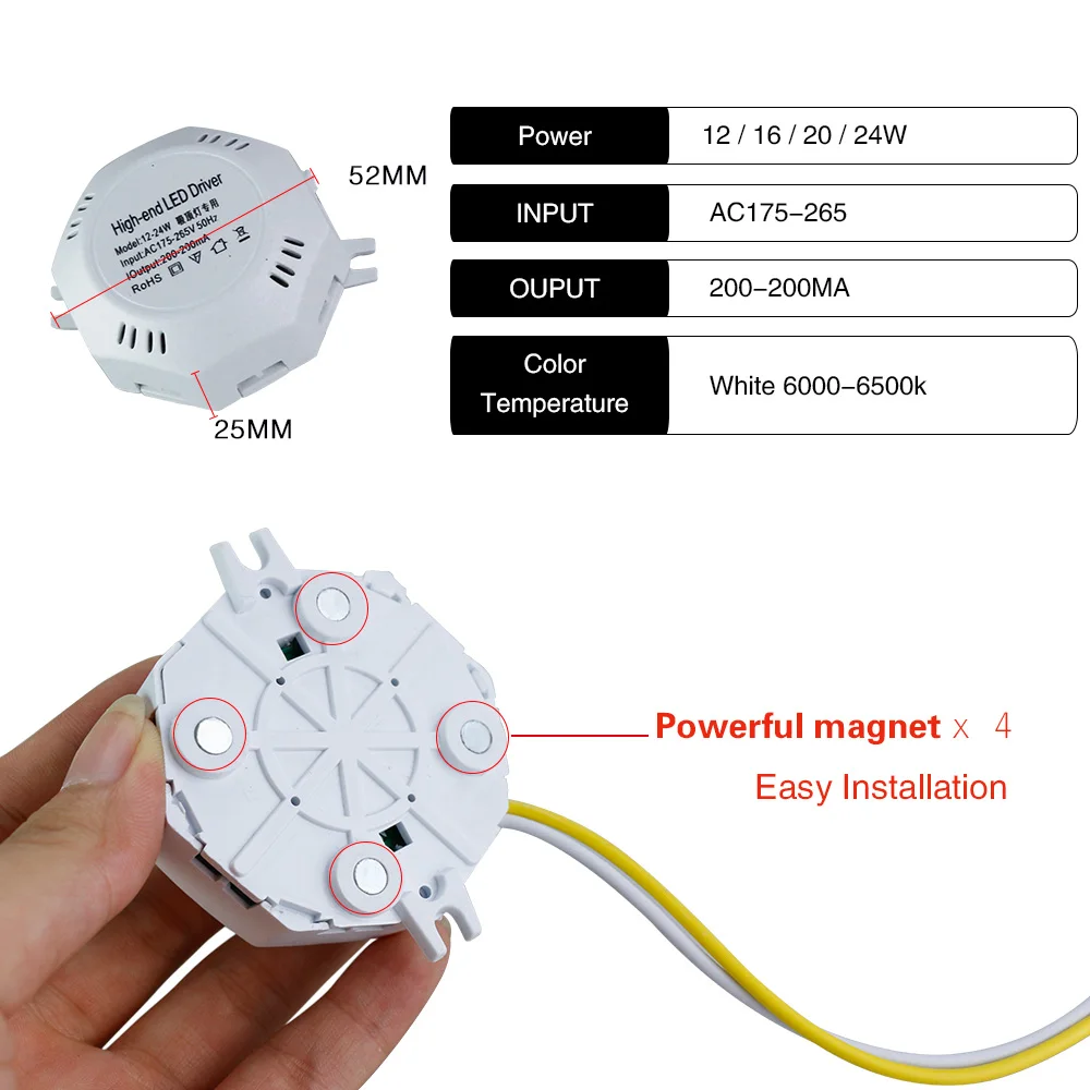 Энергосберегающая лампа осьминог 220 В перем. Тока светодиодная потолочная 16 Вт 32