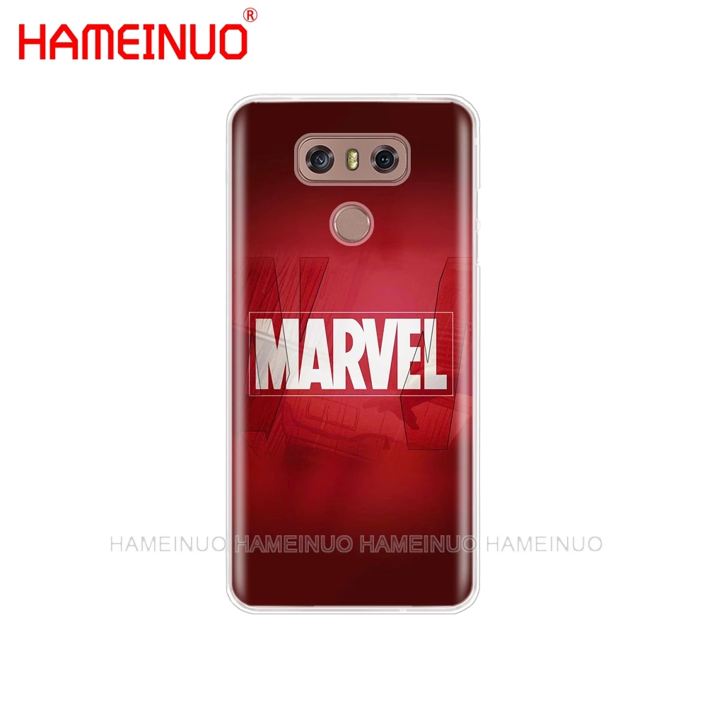 41468 HAMEINUO супергероев Marvel чехол для телефона для LG G7 Q6 G6 мини G5 K10 K4 K8 X POWER 2 V20 V30 - Цвет: 41468