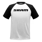 Мужская футболка из 100% хлопка, с логотипом Sram, винтажная, приталенная, бесплатная доставка