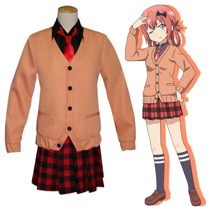

Anime Gabriel DropOut Cosplay Costumes Satanichia Kurumizawa McDowell Cosplay Costume Halloween Party Women Cosplay Costume