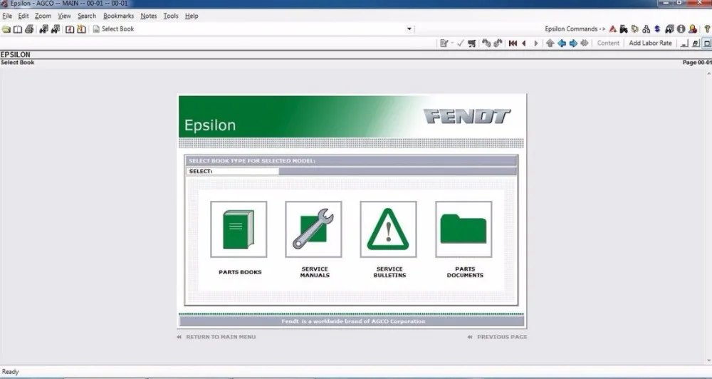 FENDT евро запасные части книги 2018 новая версия