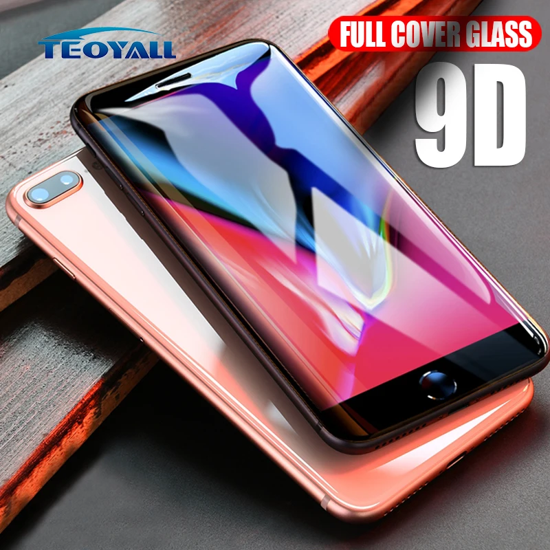 9D Защитное стекло для iPhone 6 6S 7 8 plus X на iphone R XS MAX защита экрана XR|Защитные стёкла и