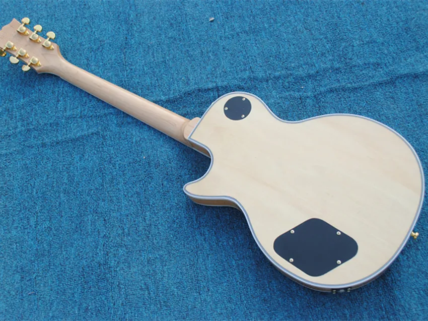 Хит продаж Пользовательские LP журнала Цвет Электрогитары золотой Аппаратные