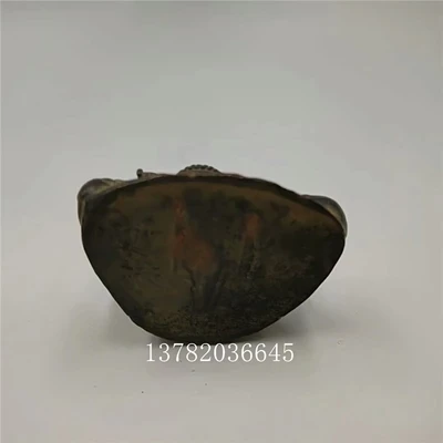 

Old bronze Shakya Muni's little ornament tea.