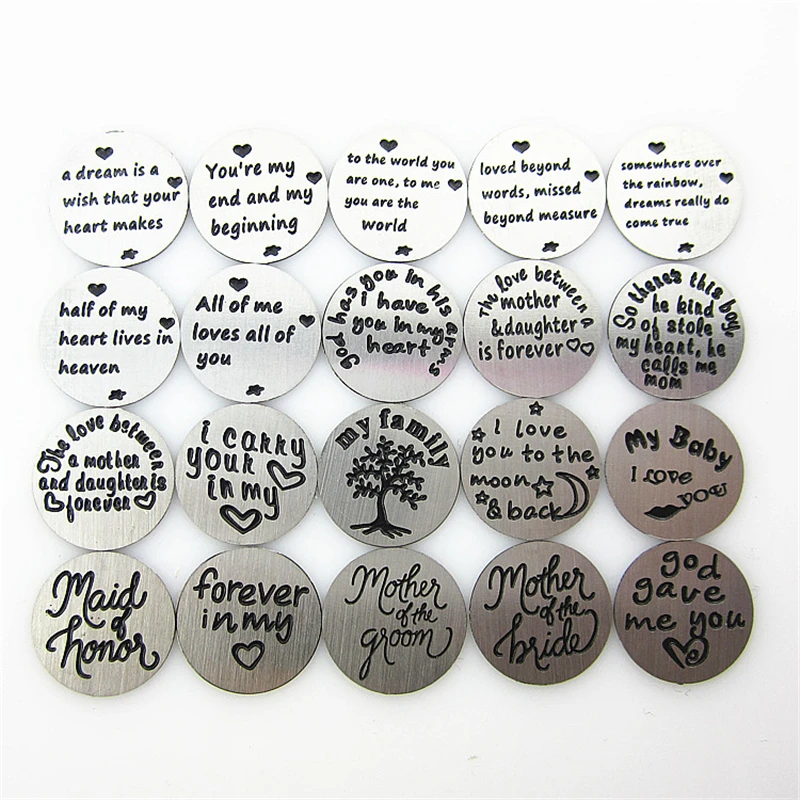 20 шт./лот Смешанные случайные разные пластины для окон плавающая пластина диск